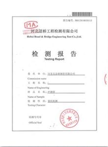 黄冈公司检测报告